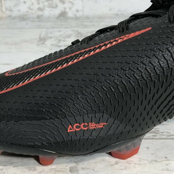 Nike Phantom GT Elite FG Black Red Soccer Cleats CK8439-060 Mens 6.5 Womens 8 main image 4